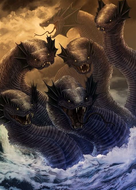 greek monster nine heads|Hydra: Mythical Creature Overview